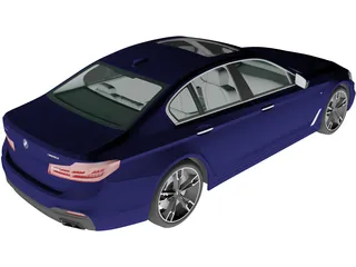 BMW M550i 3D Model