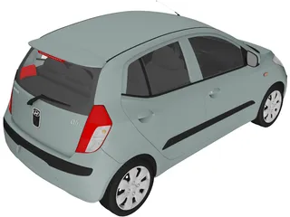 Hyundai i10 (2009) 3D Model