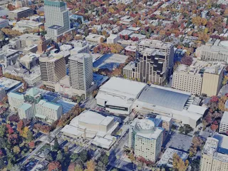 Sacramento City, USA (2024) 3D Model