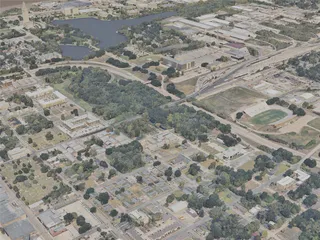 Baton Rouge City, LA, USA (2024) 3D Model