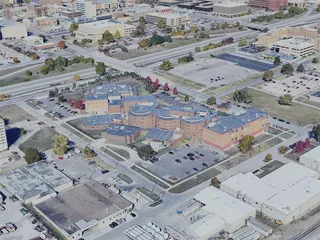 Topeka City, KS, USA (2024) 3D Model