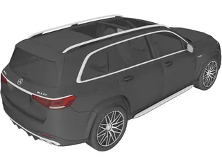 Mercedes-AMG GLS63 (2022) 3D Model