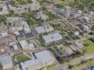 Jackson City, MS, USA (2023) 3D Model