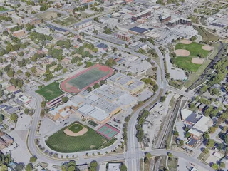 Lincoln City, NE, USA (2022) 3D Model