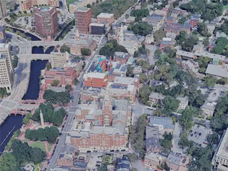 Providence City, RI, USA (2023) 3D Model