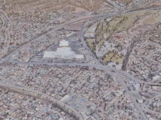 Santa Fe City, NM, USA (2023) 3D Model