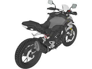 Honda CB300R (2017) 3D Model