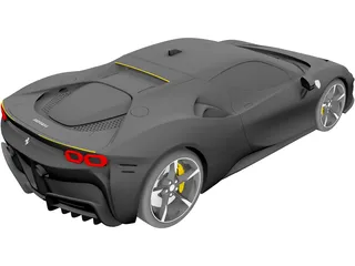 Ferrari SF90 Stradale 3D Model