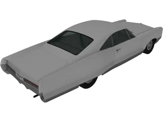 Pontiac Bonneville Hardtop (1966) 3D Model