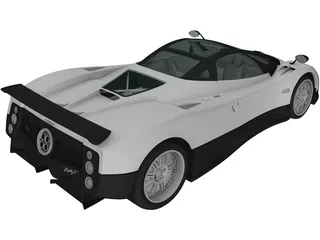 Pagani Zonda F (2005) 3D Model