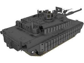 M1A2 Abrams 3D Model