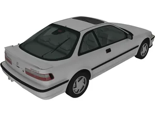 Acura Integra Coupe (1991) 3D Model