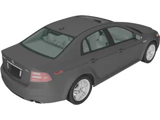 Acura TL (2007) 3D Model