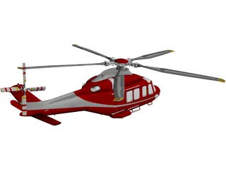 AgustaWestland AW139D 3D Model