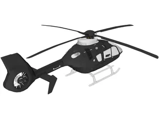 Airbus Helicopters H135 Police 3D Model