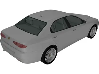 Alfa-Romeo 166 (2003) 3D Model