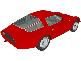 Alfa Romeo Giulia TZ (1963) 3D Model