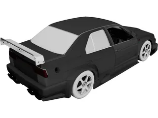 Alfa Romeo 155 V6 Ti (1993) 3D Model