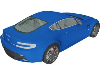 Aston Martin V8 Vantage S (2015) 3D Model