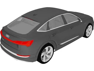 Audi e-tron S Sportback (2021) 3D Model