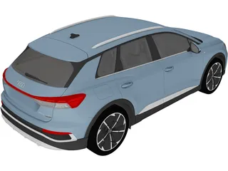 Aud Q4 E-Tron S-Line (2022) 3D Model