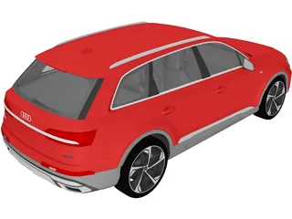 Audi Q7 (2020) 3D Model