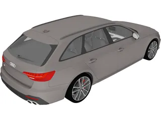 Audi S4 Avant (2020) 3D Model