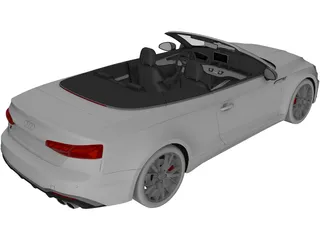 Audi S5 Cabrio (2020) 3D Model