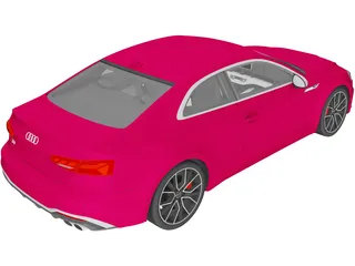 Audi S5 Coupe (2020) 3D Model