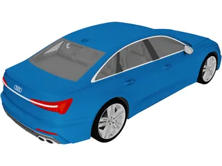 Audi S6 (2020) 3D Model