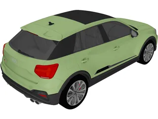 Audi SQ2 (2021) 3D Model