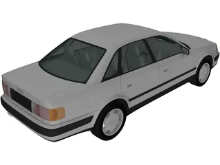 Audi 100 Sedan (1991) 3D Model