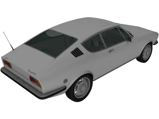 Audi 100 Coupe S (1970) 3D Model