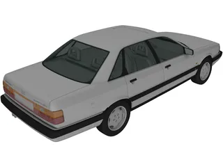 Audi 200 Sedan (1983) 3D Model