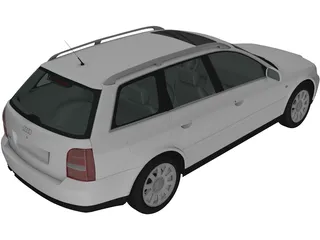 Audi A4 Avant (1999) 3D Model