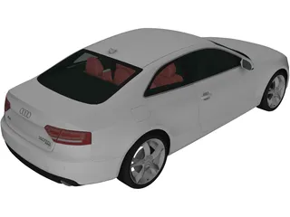 Audi A5 Coupe (2010) 3D Model