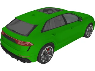 Audi RS Q8 (2020) 3D Model