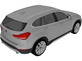 BMW X1 (2020) 3D Model