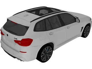 BMW X3M Competition (2020) 3D Model