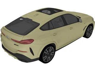 BMW X6 M50i (2020) 3D Model