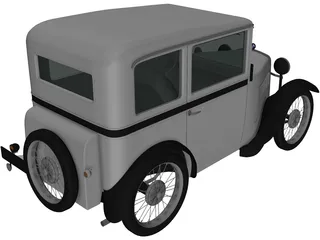 BMW DiXi (1928) 3D Model