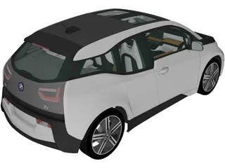 BMW i3 Coupe (2014) 3D Model