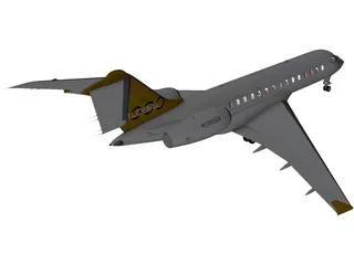 Bombardier Global 6000 3D Model