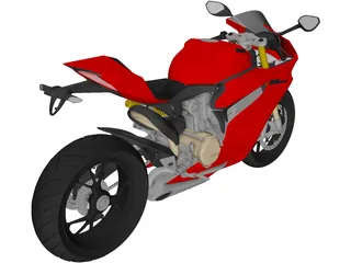 Ducati 1199 Panigale (2012) 3D Model