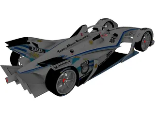 Formula E Gen2 3D Model