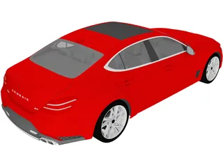 Genesis G70 (2022) 3D Model