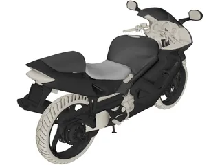 Honda VFR 800 Interceptor (1998) 3D Model