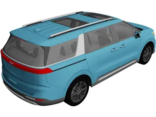 Kia Carnival (2022) 3D Model