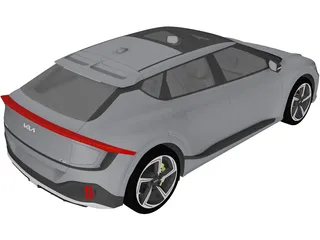 Kia EV6 GT (2022) 3D Model