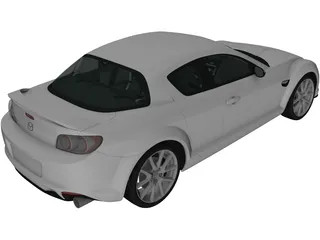 Mazda RX-8 (2008) 3D Model